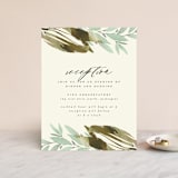 "Gardens Edge" - Reception Cards in Garden by Grace Kreinbrink - Front