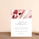 "pollen" - Reception Cards in Petal by Robin Ott - Front
