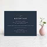 "Waltz" - Reception Cards in Nightfall by Jula Paper Co. - Front