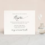 "Inky" - Reception Cards in Ink by Pink House Press - Front