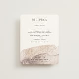 "requiem" - Reception Cards in Zen by silverscreen studio - Front