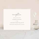 "mod" - Reception Cards in Creme by Nicoletta Savod - Front