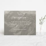 "Modern Mountain" - Reception Cards in Fog by Stephanie Biller - Front