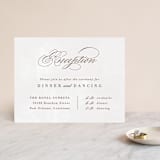 "Sonesta" - Reception Cards in Mineral by Hooray Creative - Front
