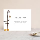 "Bold city" - Reception Cards in Ivory by Cass Imagines - Front
