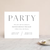 "Namely" - Reception Cards in Pearl by Hooray Creative - Front