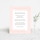 "Transparent" - Reception Cards in Magnolia by Erin Deegan - Front