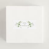 "Verdure" - Rehearsal Dinner Favor Stickers in Garden by Leah Bisch - In Use