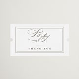 "Overlapping" - Rehearsal Dinner Favor Stickers in Cotton by Amy Kross - Front