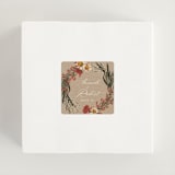 "Organic Florals" - Rehearsal Dinner Favor Stickers in Autumn by Susan Moyal - In Use