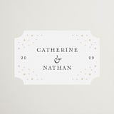 "Toasted" - Rehearsal Dinner Favor Stickers in Cloud by Zani van Zyl - Front