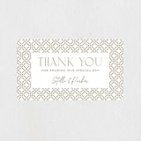 "Rattan" - Rehearsal Dinner Favor Stickers in Almond by Yaling Hou Suzuki - Front