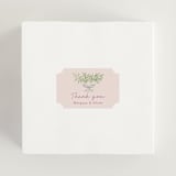 "Dining" - Rehearsal Dinner Favor Stickers in Grape by Elly - In Use