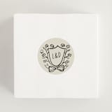 "À table!" - Rehearsal Dinner Favor Stickers in Ink by Claire - In Use