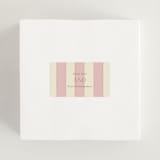 "Tailored Frame" - Rehearsal Dinner Favor Stickers in Peony by Baumbirdy - In Use