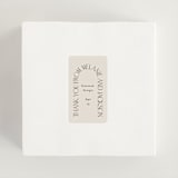 "Eat Drink Get Married" - Rehearsal Dinner Favor Stickers in Ivory by Amy Payne - In Use