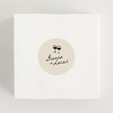 "That's Amore" - Rehearsal Dinner Favor Stickers in Papyrus by Itsy Belle Studio - In Use