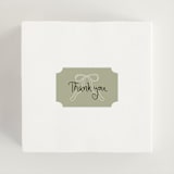 "Toast" - Rehearsal Dinner Favor Stickers in Sunset by Elly - In Use