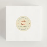 "Cin cin" - Rehearsal Dinner Favor Stickers in Verona by Stephanie Heinrich Godbout - In Use