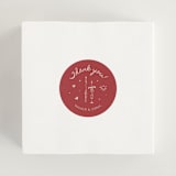 "Let’s Feast!" - Rehearsal Dinner Favor Stickers in Classic by Zove Ahhh - In Use
