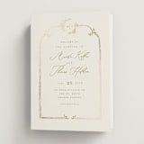 "Reflection" - Wedding Programs in Porcelain by Leah Bisch - Front