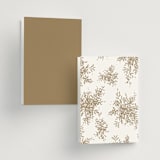 "Reflection" - Wedding Programs in Porcelain by Leah Bisch - Back of Card Options