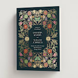 "Gilded Tapestry" - Wedding Programs in Midnight Garden by Simona Camp - Front