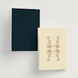 "Gilded Tapestry" - Wedding Programs in Midnight Garden by Simona Camp - Back of Card Options