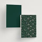 "Illuminated Storybook" - Wedding Programs in Evergreen by Alethea and Ruth - Back of Card Options