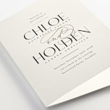 "Idyllic" - Wedding Programs in Sugar by Jessica Williams - Detail