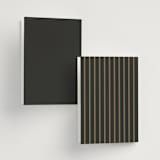"Timeless Nature" - Wedding Programs in Ebony by Ana de Sousa - Back of Card Options
