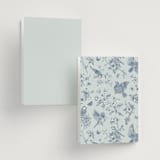 "Empire" - Wedding Programs in Dusty Blue by Jennifer Postorino - Back of Card Options