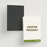 "Minted Custom" - Wedding Programs in Charcoal by Minted Custom - Back of Card Options
