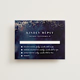 "oponki" - Foil-Pressed Multi-Event RSVP Cards in Deep Sea by chocomocacino - Front