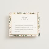 "Country Garden" - Foil-Pressed Multi-Event RSVP Cards in Verdant by Susan Moyal - Front