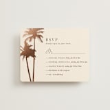 "Sunset by the Sea" - Foil-Pressed Multi-Event RSVP Cards in Coral by lulu and isabelle - Front