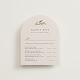 "Natural Monogram" - Foil-Pressed Multi-Event RSVP Cards in Porcelain by Jennifer Postorino - Front