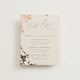 "Bliss" - Foil-Pressed Multi-Event RSVP Cards in Cocoa by Leah Bisch - Front