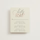 "together" - Foil-Pressed Multi-Event RSVP Cards in Cream Puff by Pixel and Hank - Front