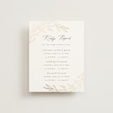 "Bianca" - Foil-Pressed Multi-Event RSVP Cards in Ink by Kristie Kern - Front