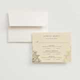 "Arunima" - Foil-Pressed Multi-Event RSVP Cards in Plum by Randi Cirelli - RSVP with Envelope