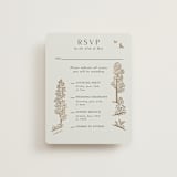 "Mountaintop" - Foil-Pressed Multi-Event RSVP Cards in Evergreen by Paper Sun Studio - Front