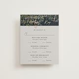 "By the Creek" - Foil-Pressed Multi-Event RSVP Cards in Emerald by Becky Nimoy - Front