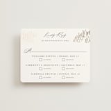 "Peaks" - Foil-Pressed Multi-Event RSVP Cards in Hunter by Sarah Brown - Front