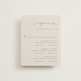 "gathering" - Foil-Pressed Multi-Event RSVP Cards in Smoke by Olivia Raufman - Front
