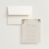 "forever and a day" - Foil-Pressed Multi-Event RSVP Cards in Luxe Neutral by Design Lotus - RSVP with Envelope