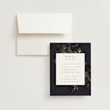 "Vintage Rose Garden" - Foil-Pressed Multi-Event RSVP Cards in Midnight by Grace Kreinbrink - RSVP with Envelope