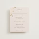 "Classique" - Foil-Pressed Multi-Event RSVP Cards in Spun Sugar by Jessica Williams - Front