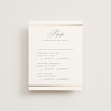 "Classic Elegance" - Foil-Pressed Multi-Event RSVP Cards in Pearl by Nicole Walsh - Front