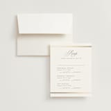 "Classic Elegance" - Foil-Pressed Multi-Event RSVP Cards in Pearl by Nicole Walsh - RSVP with Envelope